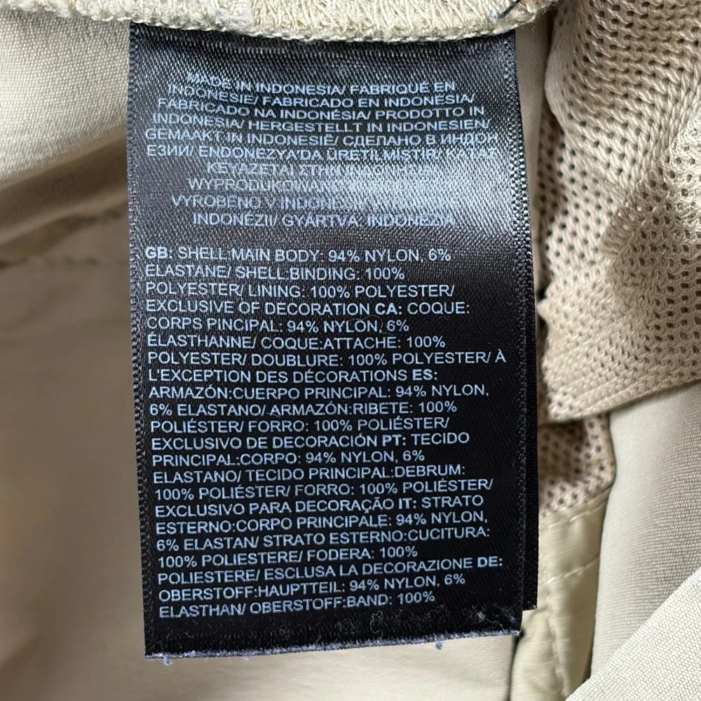 The North Face Motion Pants Mens 36x33 Long Tan Khaki Nylon Blend NF0A7QI2